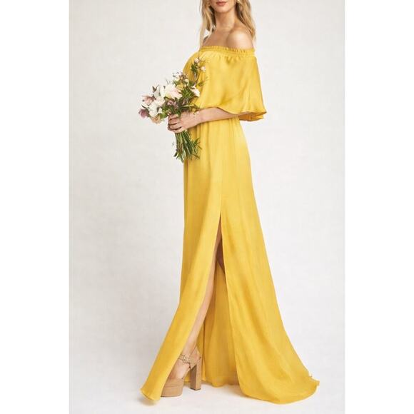 Show Me Your MuMu Dresses & Skirts - Show Me Your Mumu Hacienda Convertible Maxi Gown Dress Honey Gold Size Small